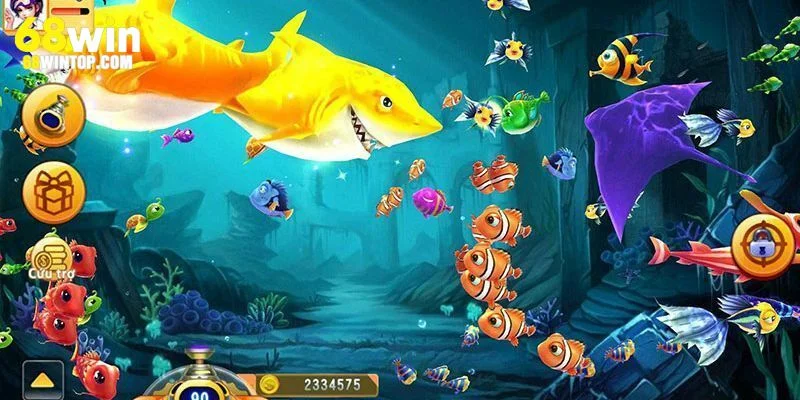 Bắn cá thần tài là trò chơi quen thuộc tại nhà cái 68Win