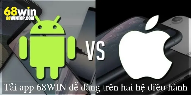 Có thể thực hiện tải app 68Win nhanh trên từng giao diện